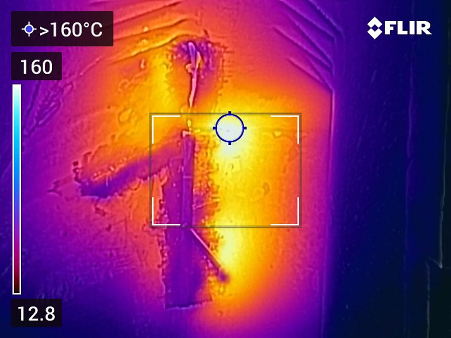 On site thermal imaging heat saturation assurance and evidence capture